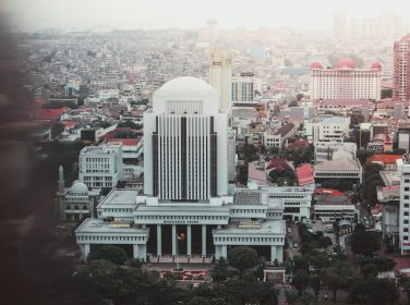 Lanskap perkotaan Jakarta sebagai ilustrasi berita politik nasional
